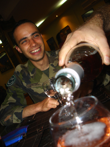 Diner bien arrosé au resto Thaï...