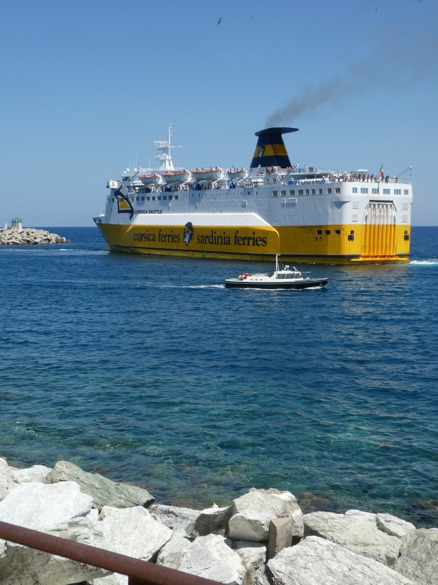 Corsica Marina Seconda quittant Bastia, en juillet 2020 ; photo : Romain Roussel
