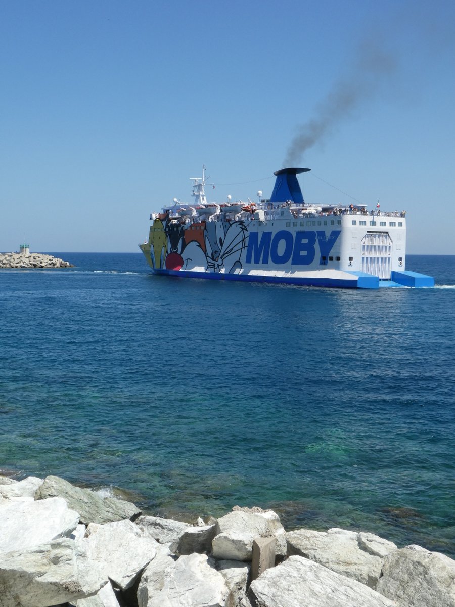 Moby Vincent quittant Bastia, en juillet 2020 ; photo : Romain Roussel