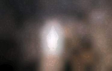 La vision de Bernadette : une photo un peu floue