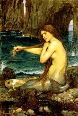 J W Waterhouse (1849-1917) A mermaid