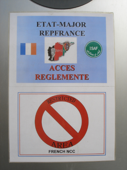 Je ne vous emmène pas plus loin, l'accès est strictement reglementé...