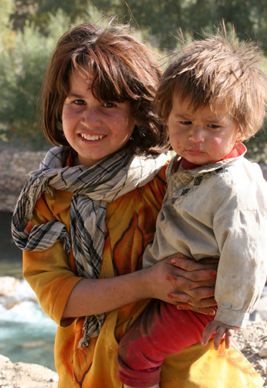 ...en passant par  des gamins tout mignons et tout crados...