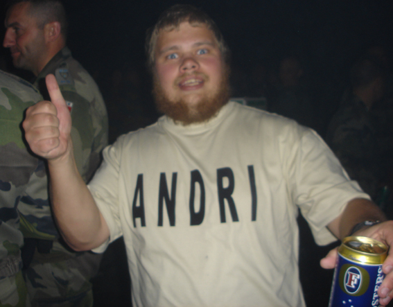 Andri, scandinave, bon vivant, arrière petit fillot de Boromir (Seigneur des Anneaux)
