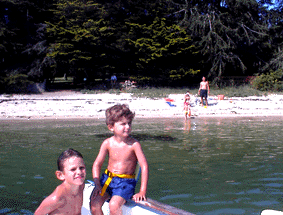 malheureusement, il y a une plage