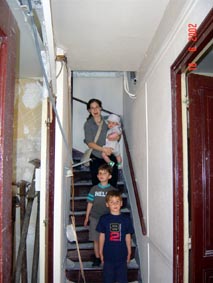 l'escalier, c'est tout ce qu'ils ont gard