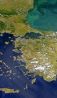 Asie Mineure par satellite
