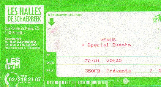 Halles de Schaerbeek 20.01.2000