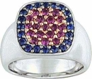 bague jardin blue
