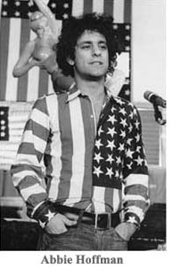 Abbie Hoffman, leader des yippies (Youth International Party)