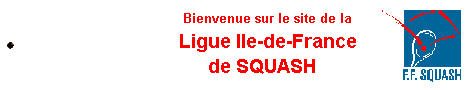 Ligue Ile-de-France de SQUASH
