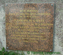 Plaque Juno Beach